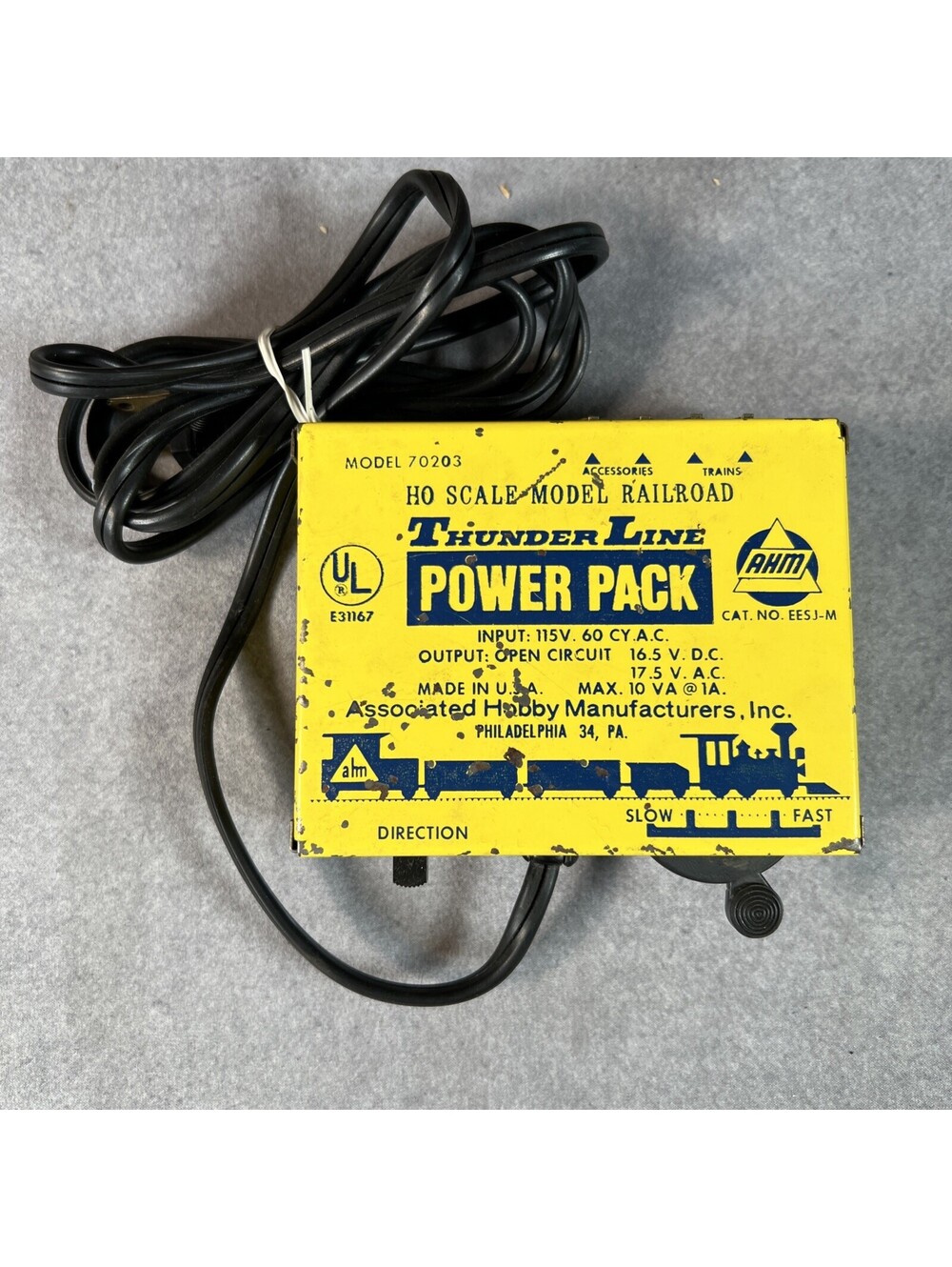 Vintage Bachmann N-Scale Power Pack #6600